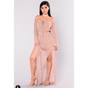 Fashion Nova off shoulder dress